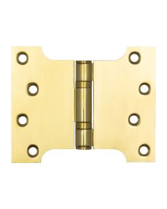 Polished Brass 102x127x3mm Parliament Hinge | J9459PVD