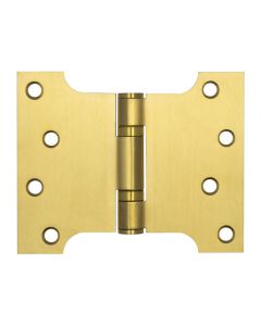 Satin Brass 102x127x3mm Parliament Hinge | J9459SB
