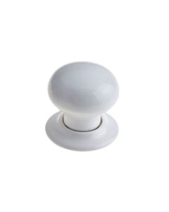 Frelan White Unsprung Mortice Knob