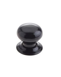 Frelan Black Unsprung Mortice Knob