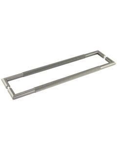 Frelan GM Mitred Diamond Knurled Pull Handle 600x25mm B/B 316g PVD