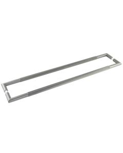 Frelan MB Mitred Diamond Knurled Pull Handle 800x25mm B/B 316g PVD