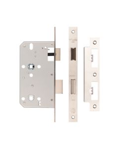 78mm Satin Stainless Steel Din Bathroom Locks 60mm Backset