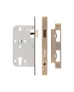 Jedo Antique Brass 72mm Din Euro Sashlocks | JL-DS60AB