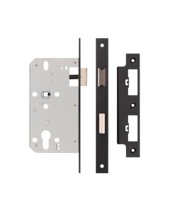 Jedo Black 72mm Din Euro Sashlocks | JL-DS60MB