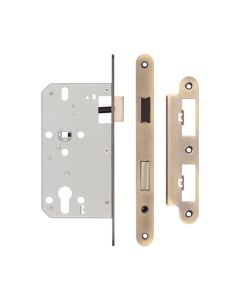 Jedo Antique Brass 72mm Din Euro Sashlocks | JL-DS60RAB