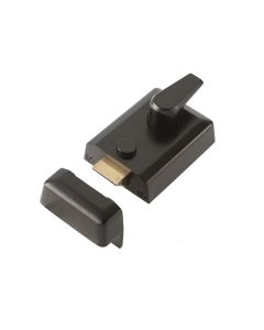 Frelan Black standard nightlatch