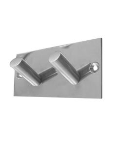 Frelan DBL ROBE HOOK RECT PLATE PSS