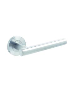 Frelan 19mm Dia. SSS Atlanta lever on 8mm rose grade 304