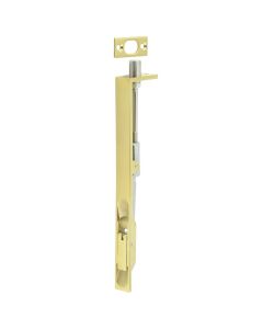 Frelan 200x20mm Brass Lever action flush bolt | JSS51PVD