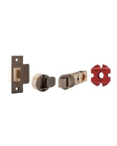 Black Nickel 57mm Smart Passage Latch - JIGTECH -CE/Fire Rated  |  JTL4320-F