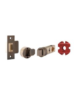Black Nickel 45mm Smart Passage Latch - JIGTECH - CE/Fire Rated  |  JTL4321-F