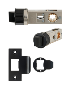 Matt Black 45mm Smart Passage Latch - JIGTECH - CE/Fire Rated | JTL4621-F