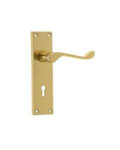 Frelan 153x41mm PB Scroll lever lock