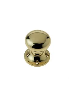 Frelan 51mm PB Mortice knob unsprung
