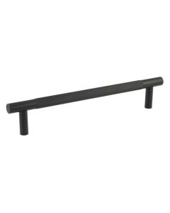 300mm Matt Black Bolt Through Bari Knurled Pull Handle | JV1800MB