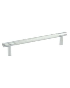 Set 300mm Polished Chrome Back to Back Bari Knurled Pull Handle | JV1800PCB2B