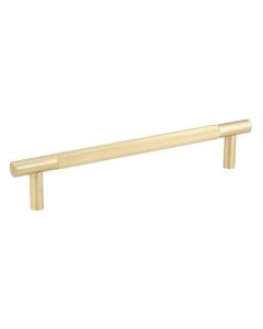 300mm Satin Brass Face Fix Bari Knurled Pull Handle | JV1800SBFF