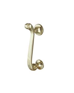 Frelan 135mm PB Scroll Door Knocker