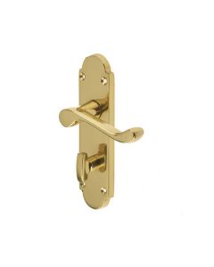 Frelan 166x40mm PB Epsom bathroom lever