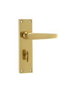 Frelan 153x41mm PB straight bathroom lever