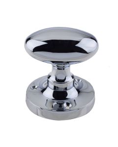 Frelan JVCP34B P/CHROME oval mort knob