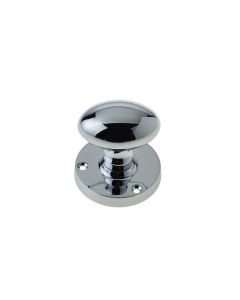 Frelan 56mm PC Oval mortice knob (sprung)