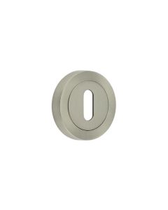 Frelan 50mm Satin Nickel standard escutcheon | JV503SN