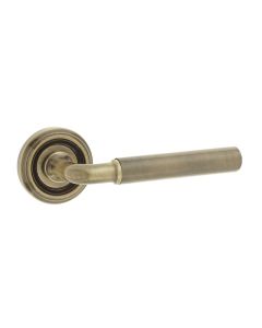 Frelan Elise Door Handle on Rose Antique Bronze