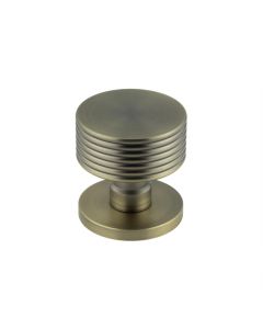 Frelan Satin Nickel Ribbon Reeded Mortice Door Knob |  JV802SN