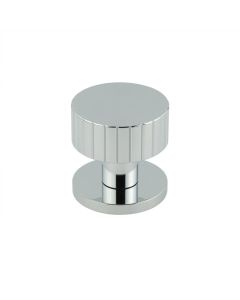 Frelan Polished Chrome Cog Lined Mortice Door Knob |  JV803PC