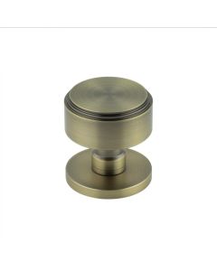 Frelan Antique Brass Step Edge Mortice Door Knob |  JV804AB