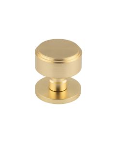 Frelan Satin Brass Step Edge Mortice Door Knob | JV804SB
