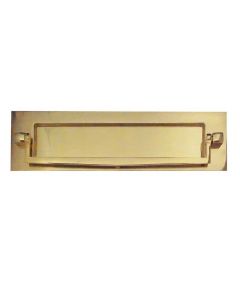 Frelan 250x76mm PB postal knocker aperture 190x40mm
