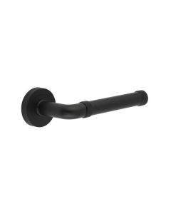 Sets Matt Black Midtown Lever Handle on rose | JV853MB