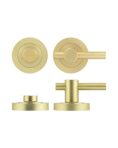 Jedo Satin Brass Easy Thumb Turn & Release | JV856SB