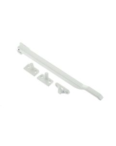 Frelan 250mm White Non locking casement stay