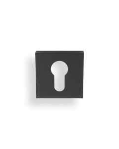Valli Dark Bronze PVD Euro Profile Square Escutcheon | K1101SQEDPVD