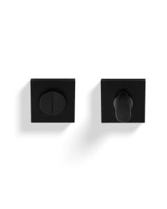 Valli Matt Black PVD Snib Turn & Release on square rose | K1104SQMBPVD