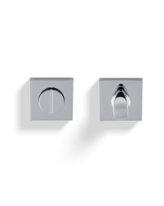 Valli Polished Chrome PVD Snib Turn & Release on square rose | K1104SQPCPVD
