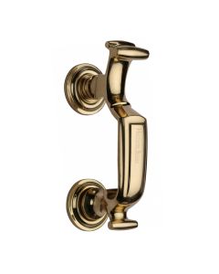 Heritage Brass Polished Brass Doctor Front Door Knocker