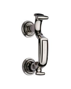 Heritage Brass Polished Nickel Finish Doctor Front Door Knocker