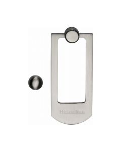 Heritage Brass Satin Nickel Front Door Knocker