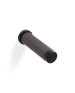 Valli Dark Bronze PVD Wall Mounted Knurled Door Stop | K1401EDPVD