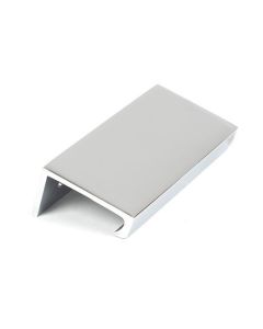 Polished Chrome 100mm Plain Edge Pull | 50714