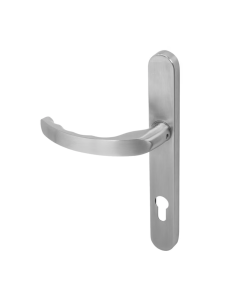 BLU Satin Stainless Steel Ergonomic Lever Door Handle  |  KM130B-SSS