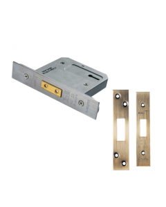 76mm Antique Brass Easi T 3 Lever Deadlock | LDS5330AB