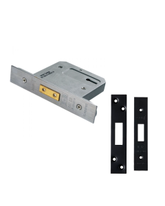 64mm Matt Black Easi T 5 Lever Deadlock | LDS5525MB 