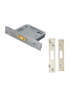 64mm Satin Brass Easi T 5 Lever Deadlock | LDS5525SB