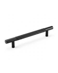 Matt Black Linear T Bar Pull Handle - 128mm c/c  |  IXC710BMB